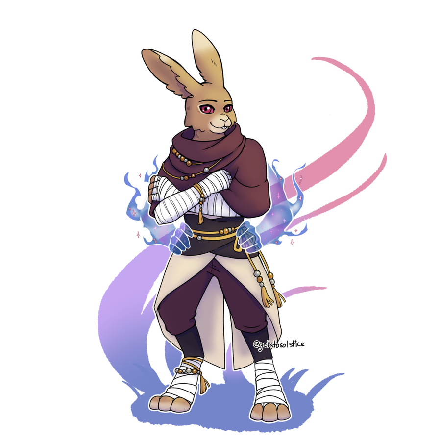 Harengon Monk - Commission