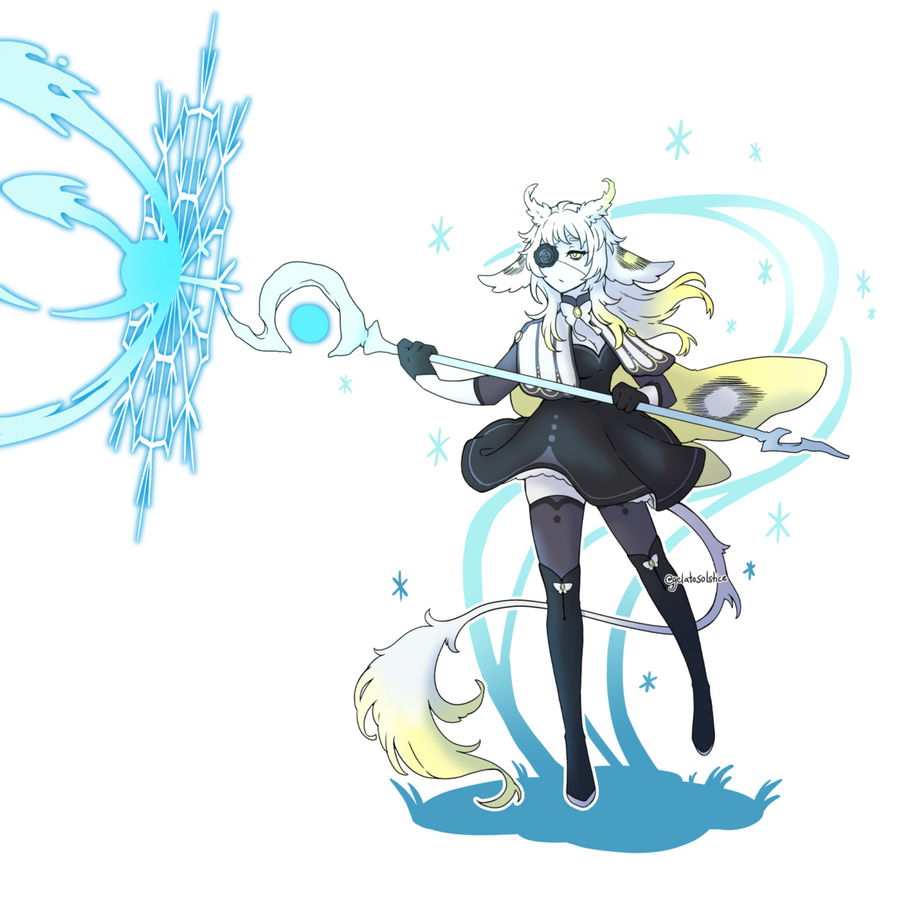 Moth Tiefling Mage - Commission