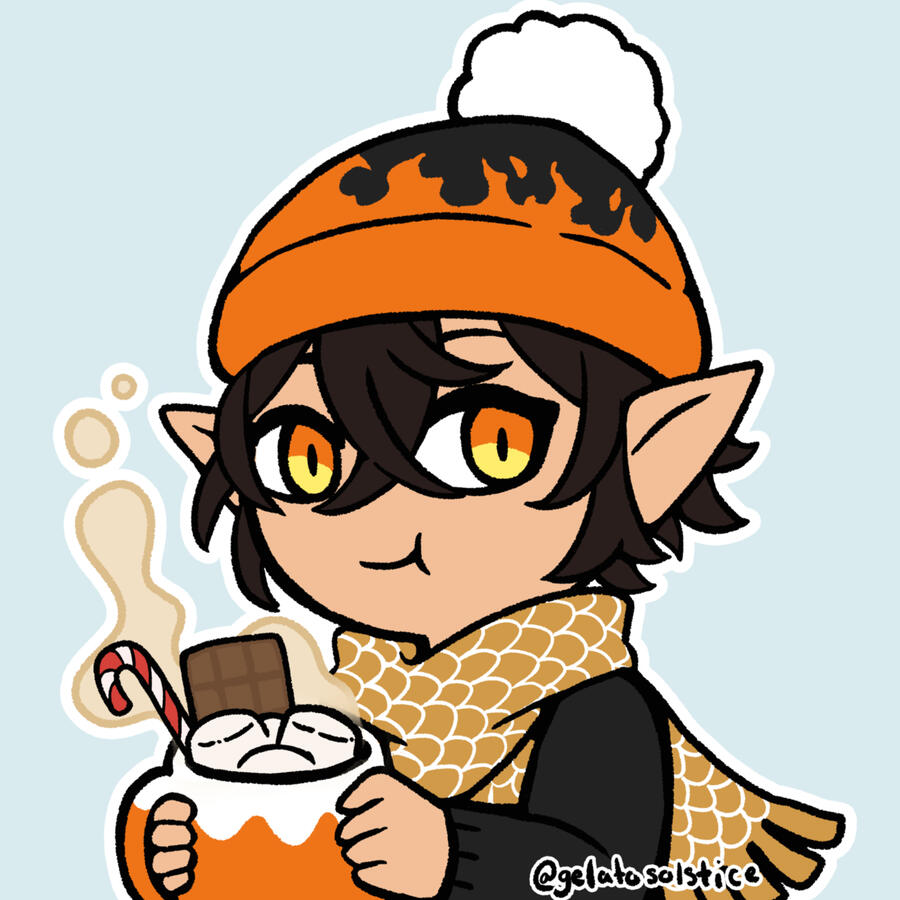 Hot Cocoa YCH - iDork